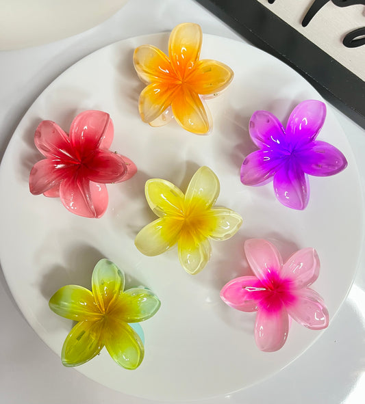 Flower Hair Claws (Large)