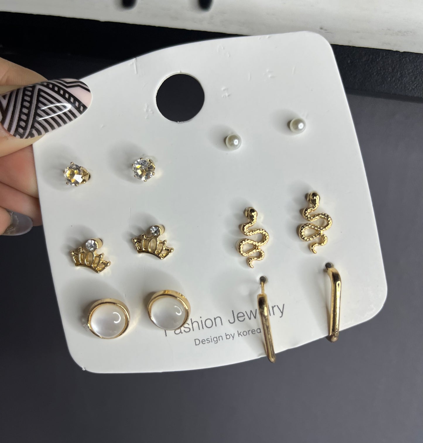 Earring Studs Card