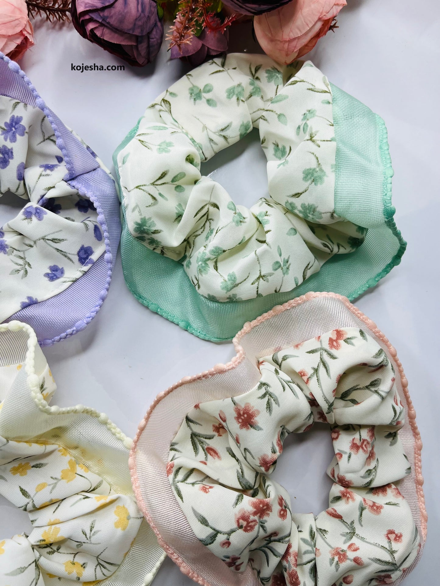 Premium Organza Ruffles Scrunchie