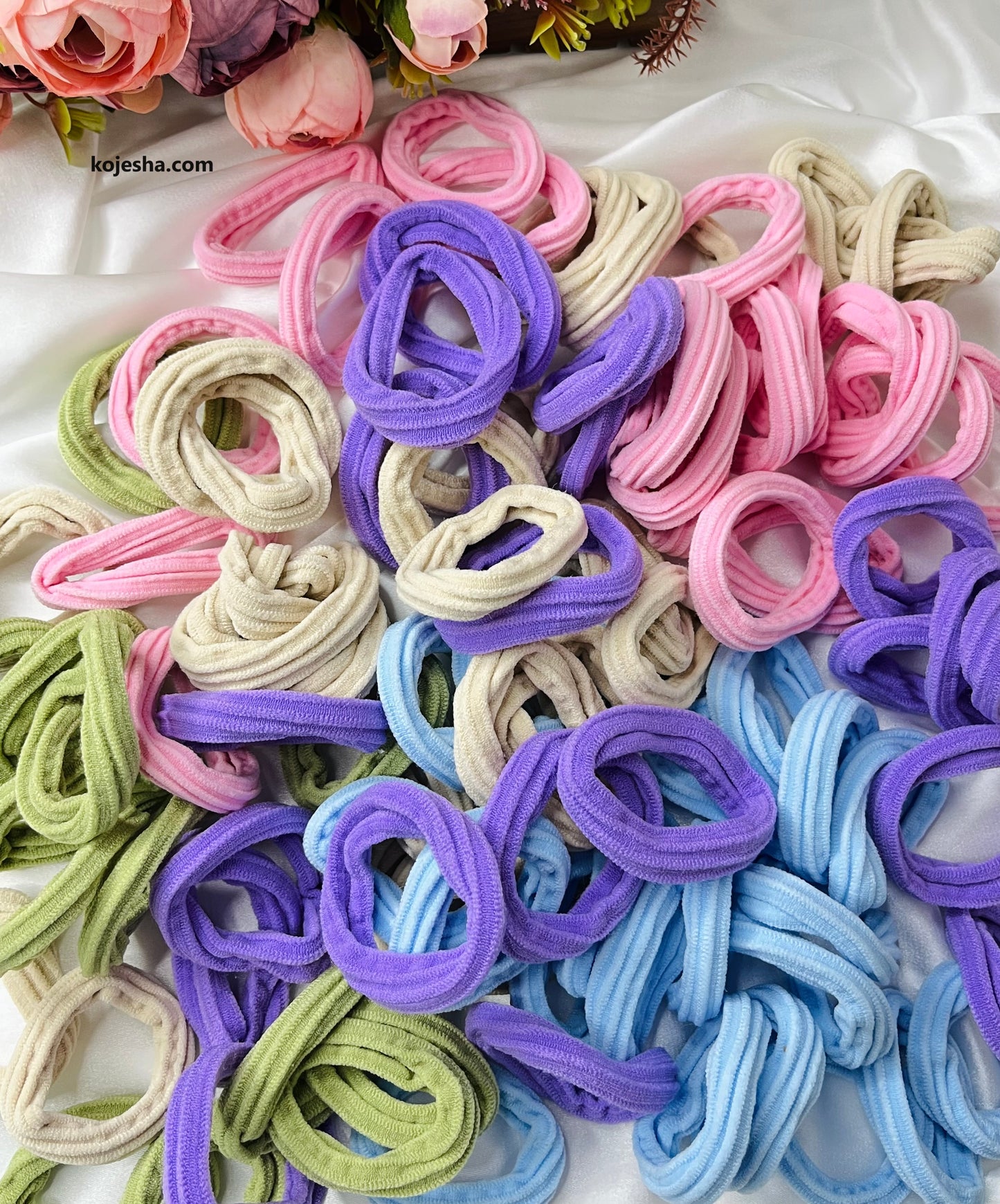 Pastel Rubber Bands Pack of 10