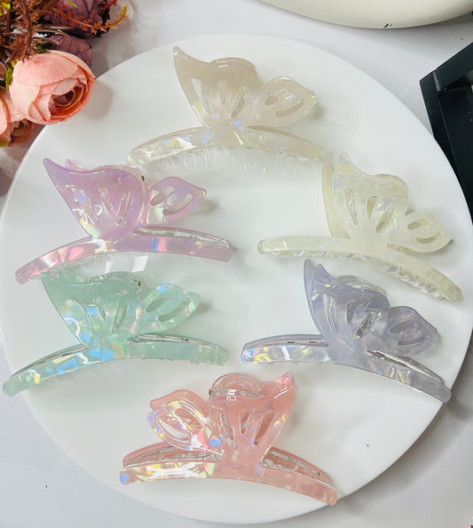 Butterfly Hair Claw Clip ( Large )