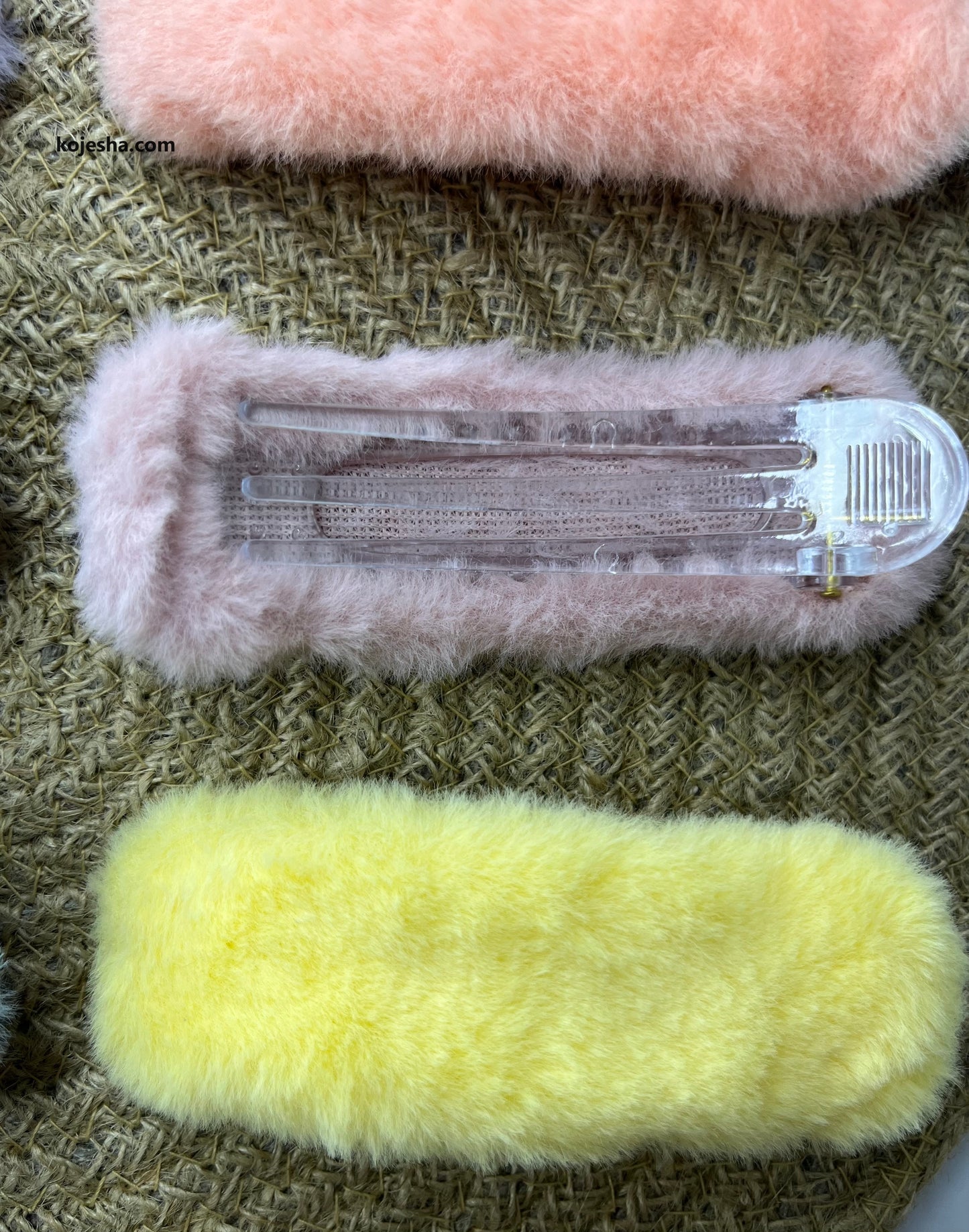 Korean Fur Hair Clip