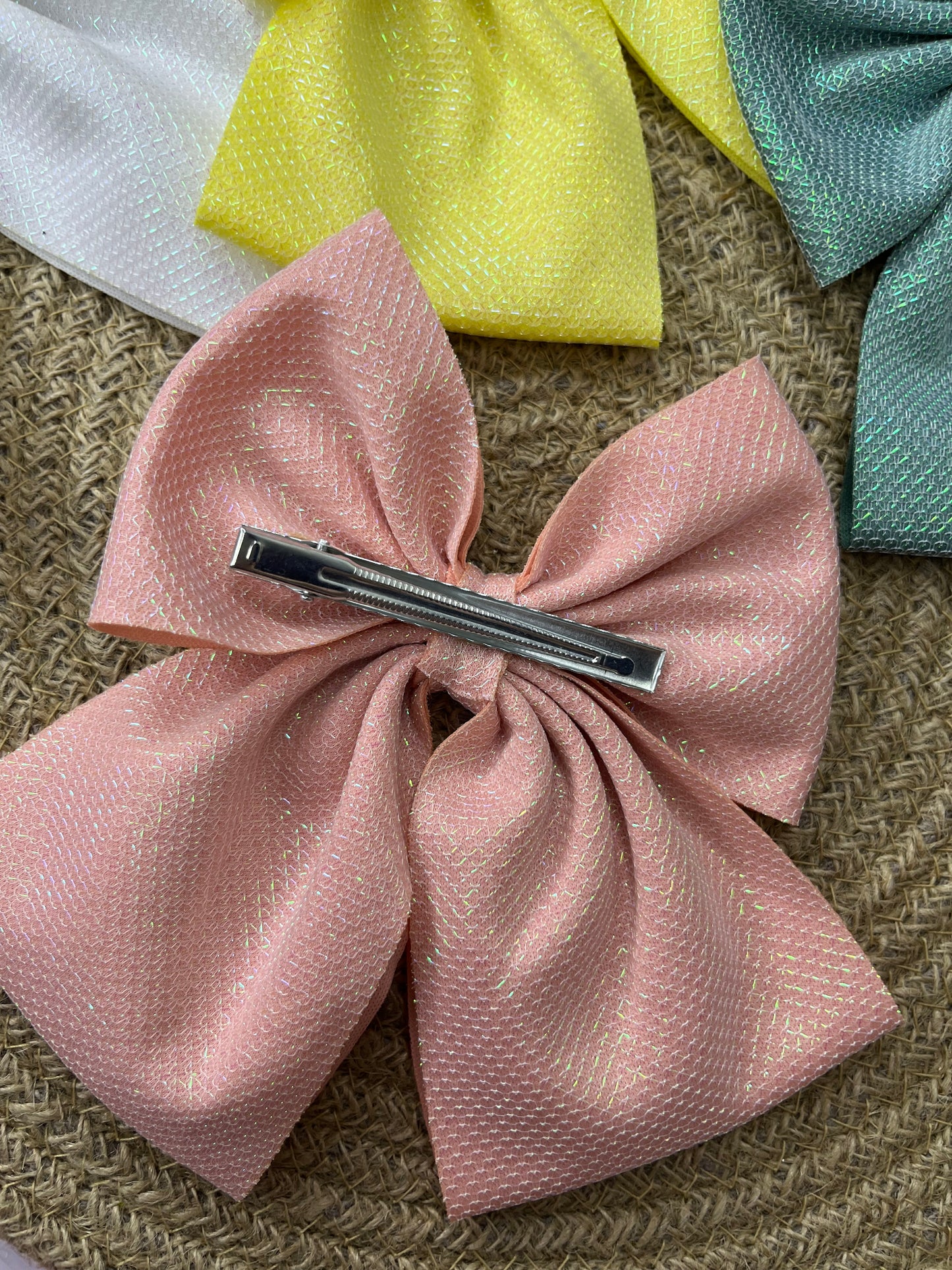 Shimmery Hair Bows