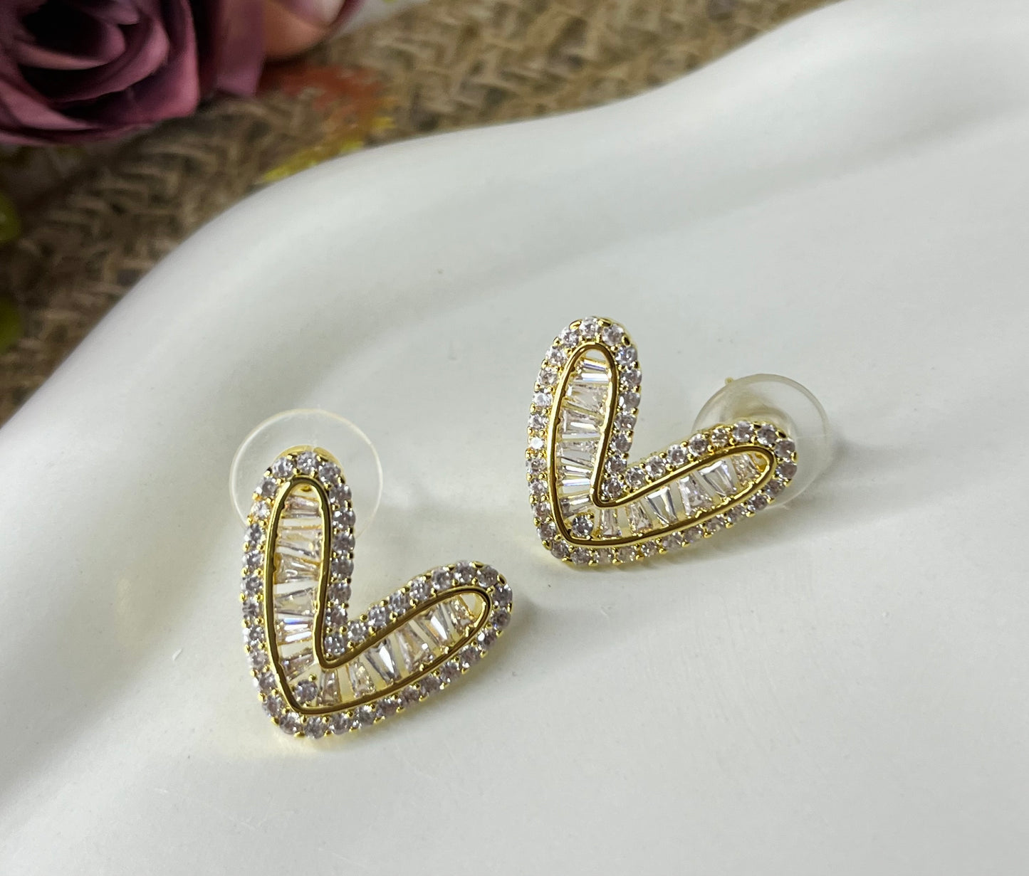 Luxury Heart Shaped Earrings