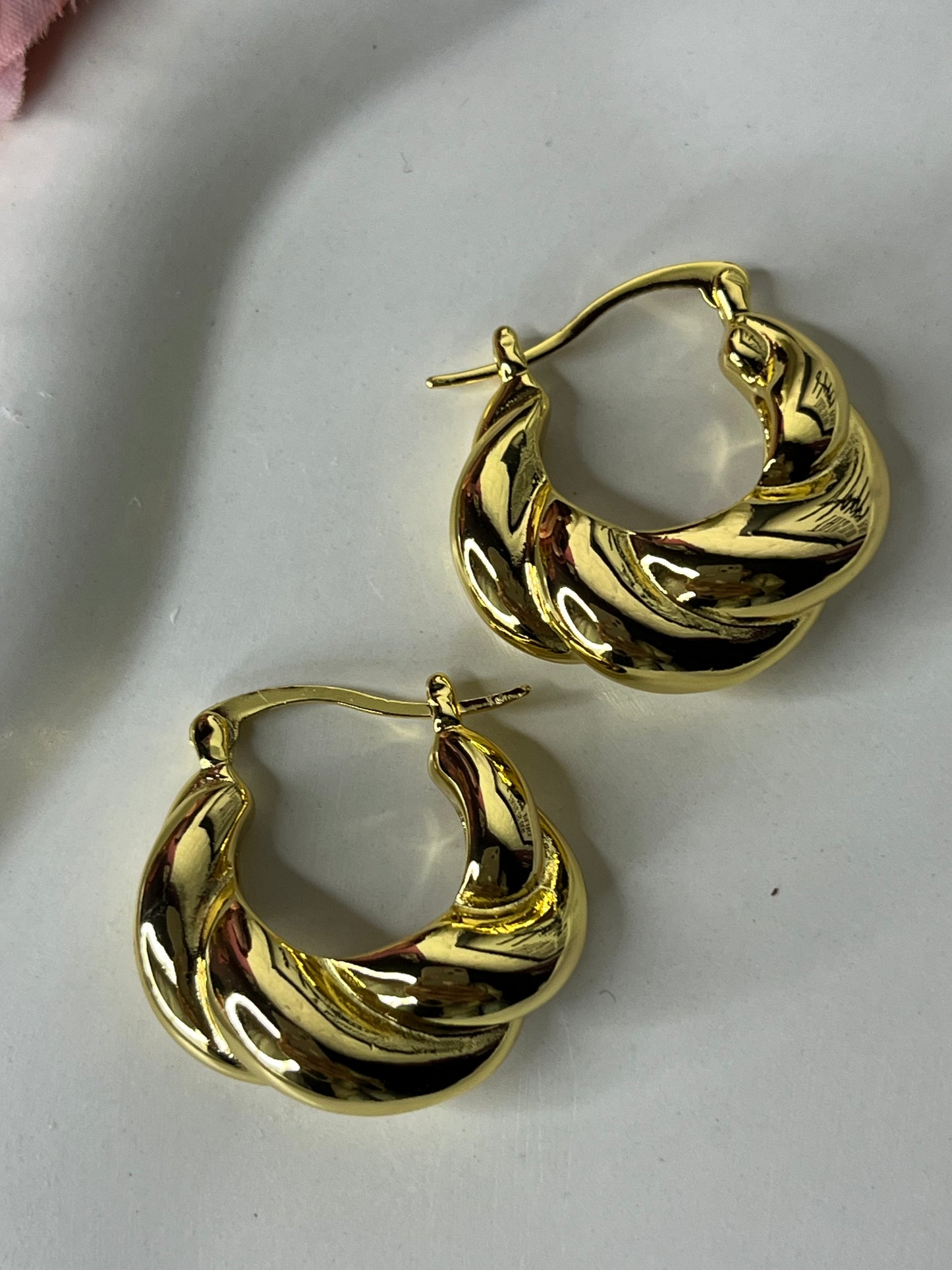 Twisted Hoop Earrings