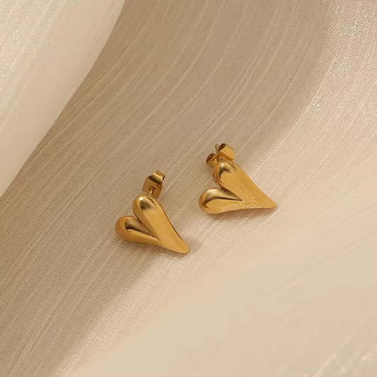 Heart Stud Earring | Waterproof Earring