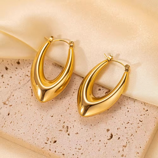 Chunky Hoop Earrings