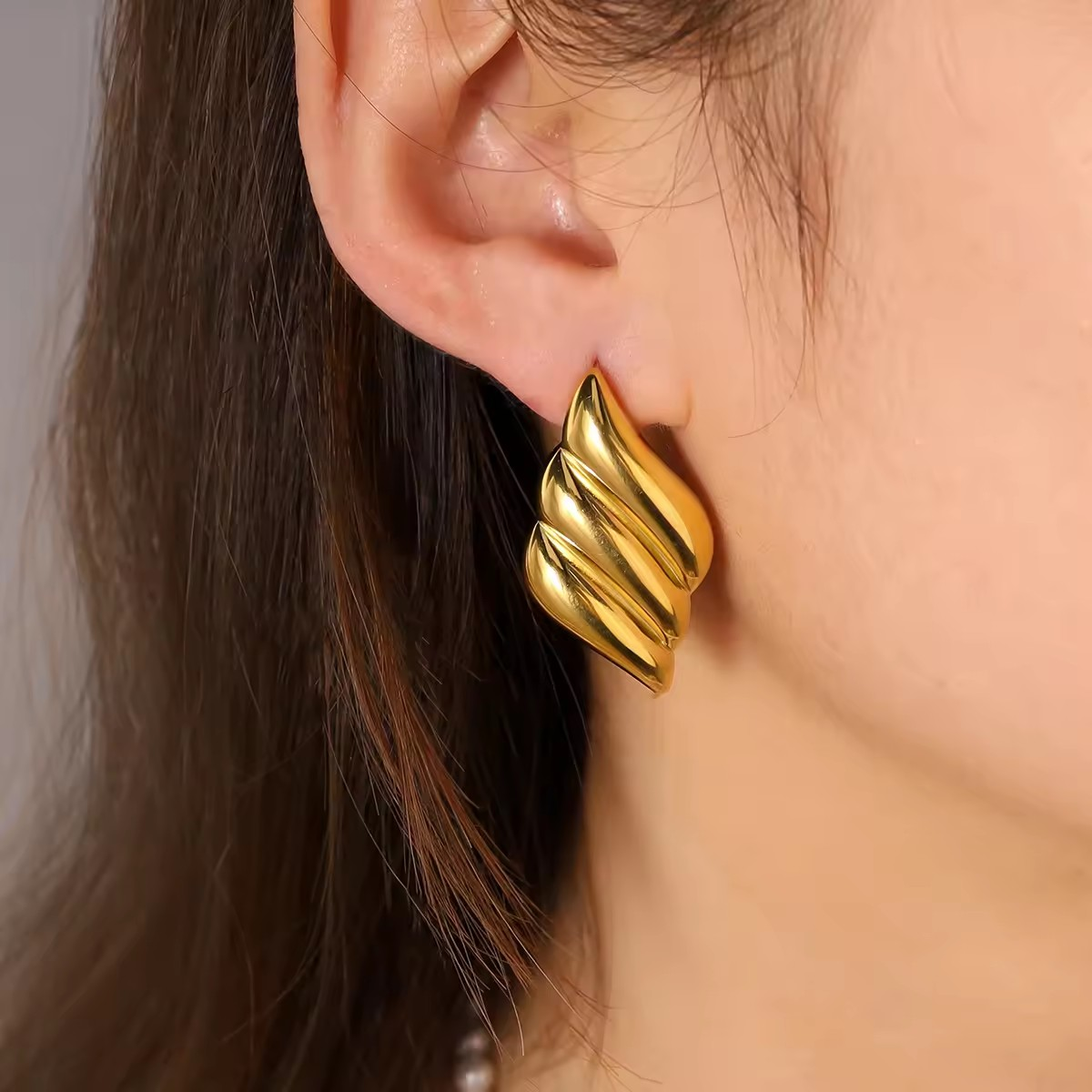 Retro Leaf Earring