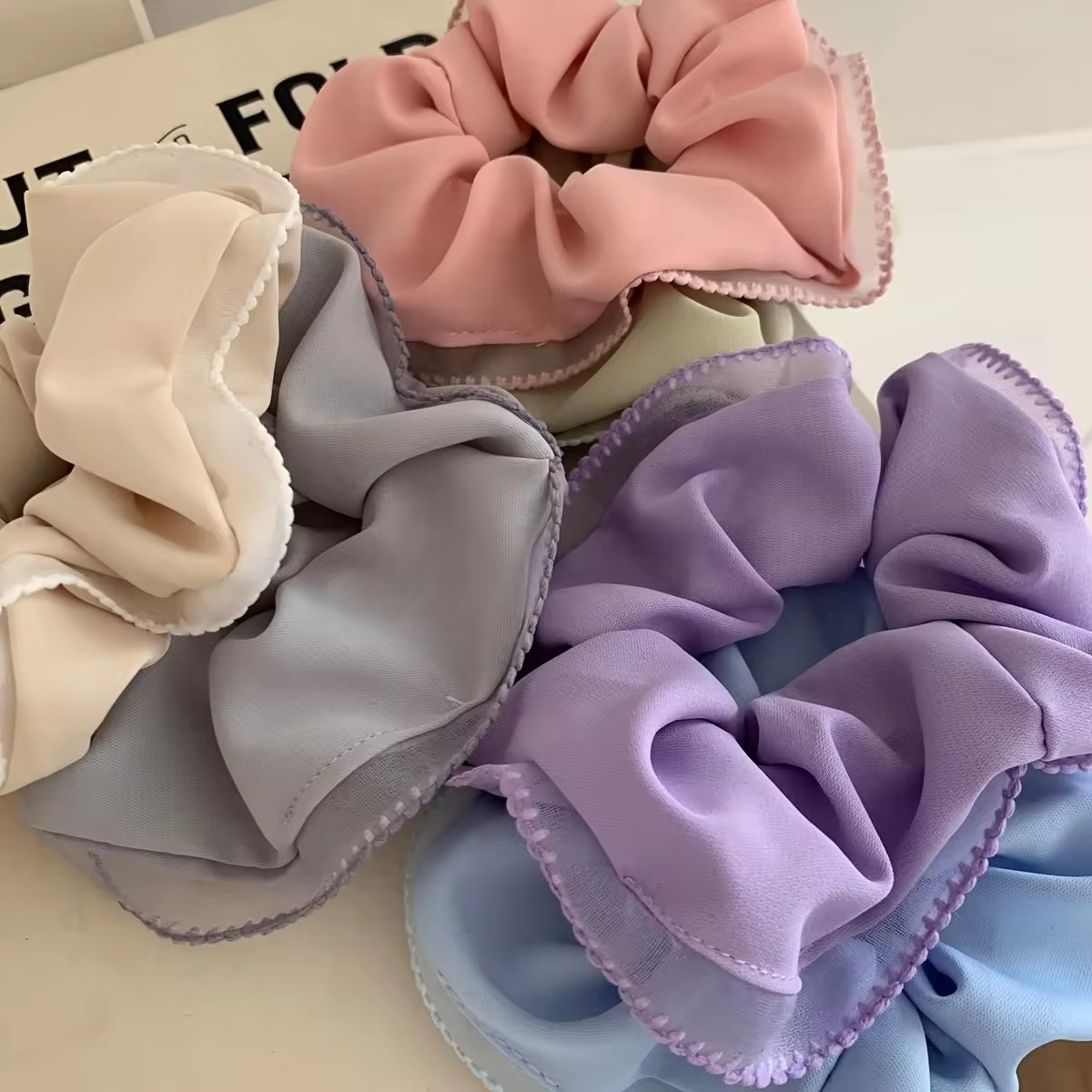 Vintage Luxe Hair Scrunchies